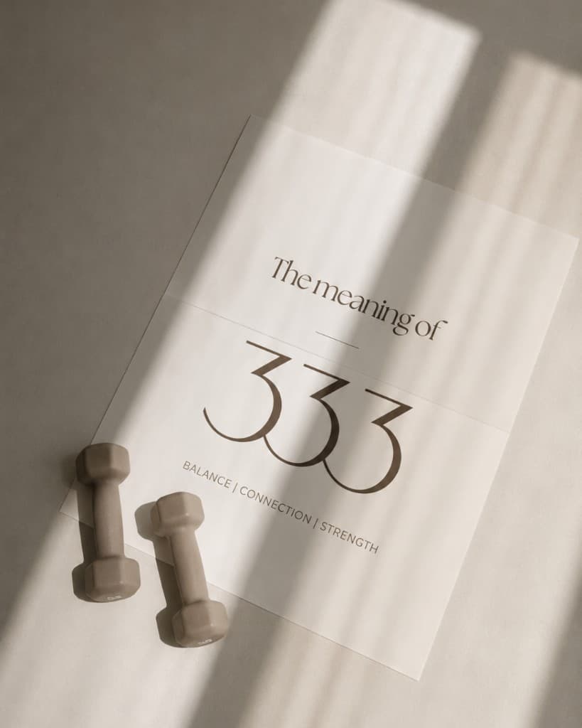 The meaning of 333: balance, connection, strength
